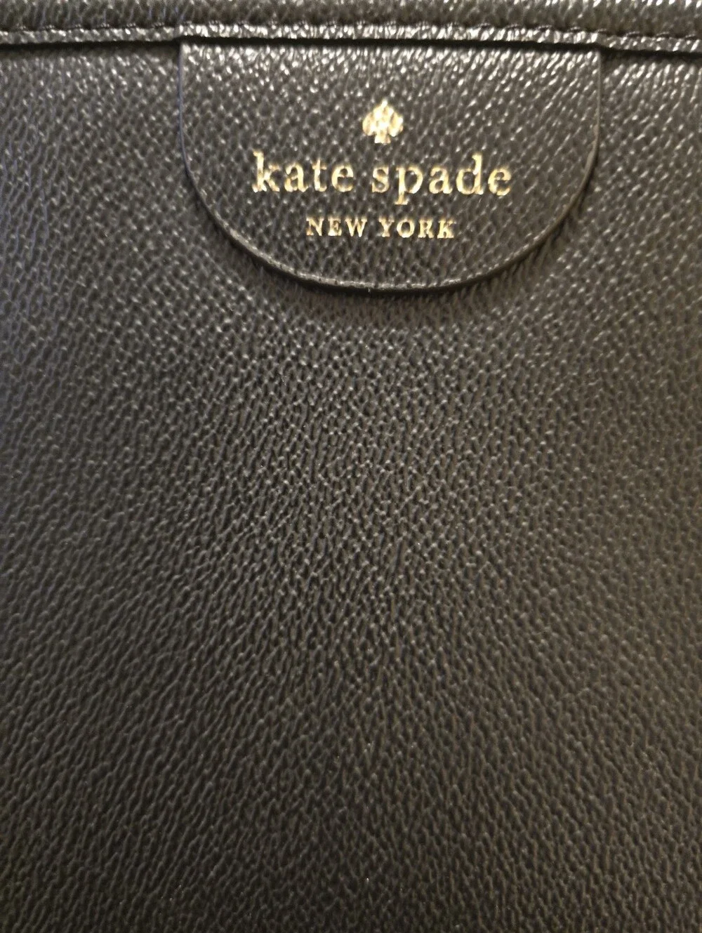 Kate Spade Lori Black Pebbled Leather Tote Bag